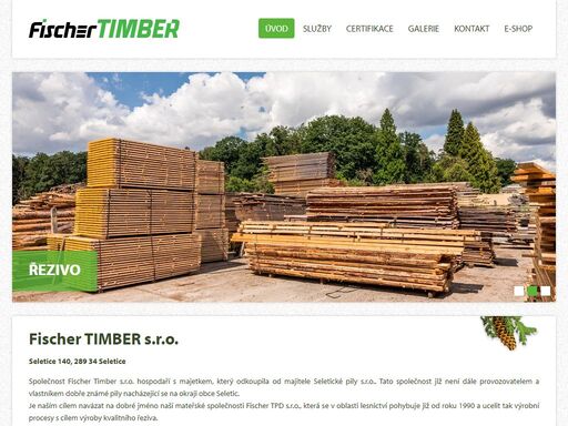 úvod, fischer timber s.r.o.