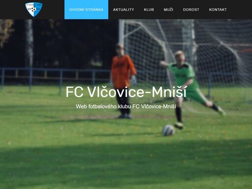 web fotbalového klubu fc vlčovice-mniší