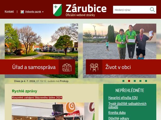 www.zarubice.cz