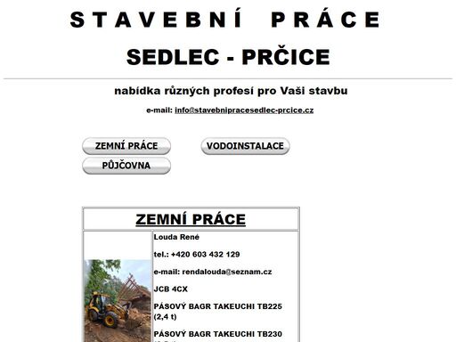 www.stavebnipracesedlec-prcice.cz