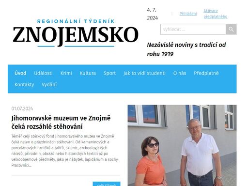 www.znojemsko.cz