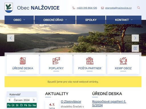 www.nalzovice.cz