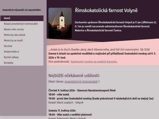 www.farnost-volyne.unas.cz