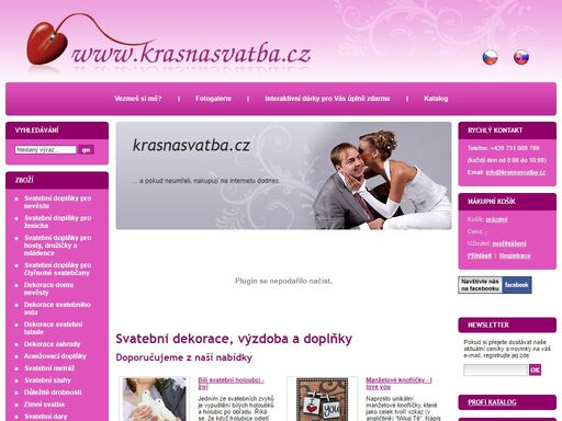 www.krasnasvatba.cz