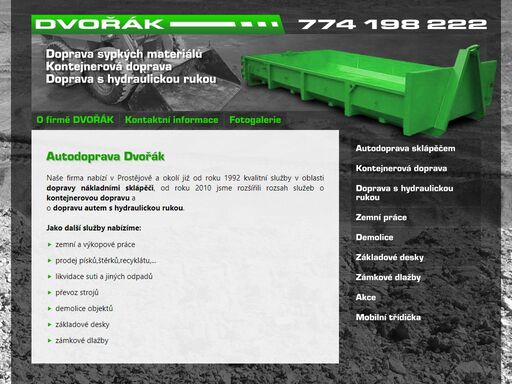 www.kontejnery-dvorak.cz