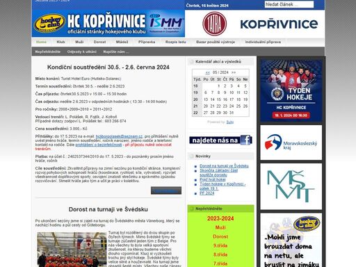 hc kopřivnice - hokejový klub - hockey club kopřivnice - kopřivnický hokej - stránky věnované kopřivnickému hokeji.