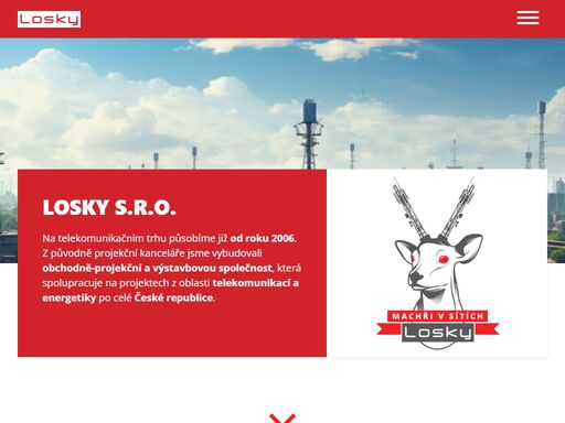 jsme obchodně-projekční a výstavbová společnost se zaměřením v oblasti telekomunikací a energetiky pro celou českou republiku.