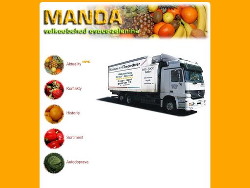 manda | velkoobchod ovoce-zelenina | autodoprava | výroba potravin