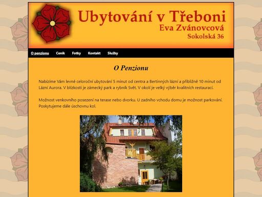 www.ubytovani-evazvanovcova.cz