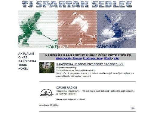 www.spartaksedlec.cz