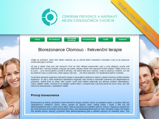 biorezonance (frekvenční terapie) je nová léčebná metoda nejen civilizačních chorob. biorezonance je součást celostní medicíny.