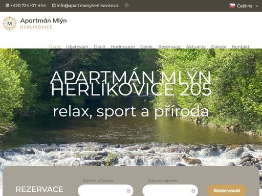 www.apartmanymlynherlikovice.cz
