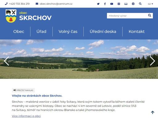 www.obec-skrchov.eu