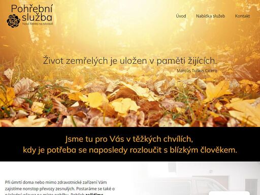 www.pohrebnisluzba-kopacek.cz