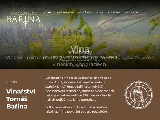 www.vinarstvibarina.cz