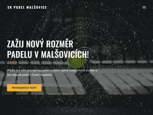 padel hradec králové - malšovice. přijďte si zahrát padel ve zcela novém areálu!