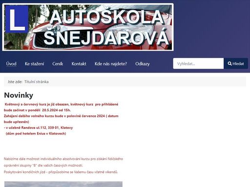 www.autoskolaklatovy.cz