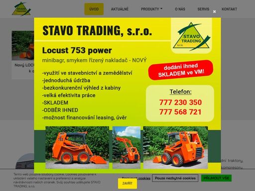 jsme malá firma s více než desetiletou tradicí. specializujeme se na maloobchodní prodej lesní, zahradní,  stavební a hutnící techniky.