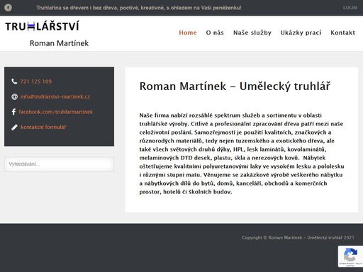 www.truhlarstvi-martinek.cz