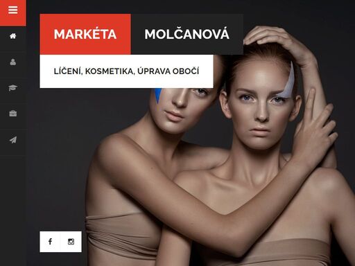 vizážistka markéta molčanová nabízí profesionální služby v oblasti líčení, kosmetiky a úpravy obočí v české lípě.