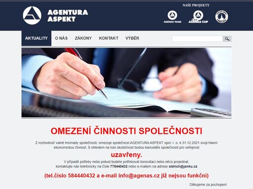 www.agenas.cz