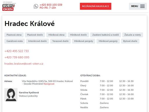 svet-oken.cz/cz/pobocky/hradec-kralove.html
