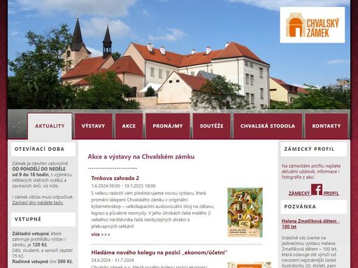 www.chvalskyzamek.cz
