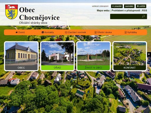 oficiální webové stránky obce chocnějovice