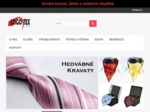 výroba kravat, hedvábné kravaty, hedvábné šátky