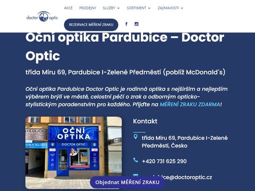 doctoroptic.cz/ocni-optika/ocni-optika-doctor-optic-pardubice-trida-miru-69-zelene-predmesti