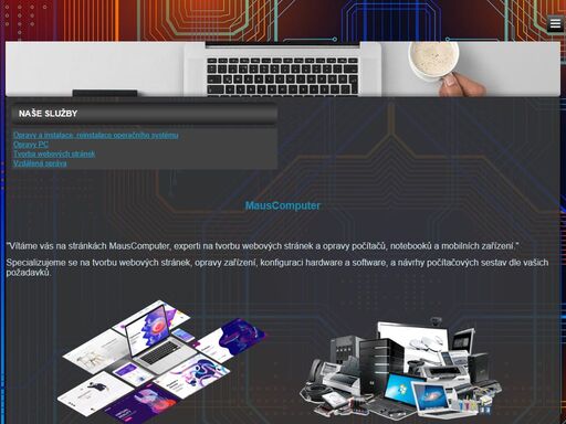 opravy počítačů a html design