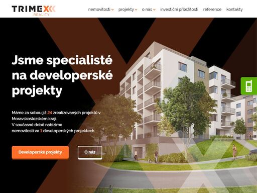 trimex reality - specialista na developerské projekty