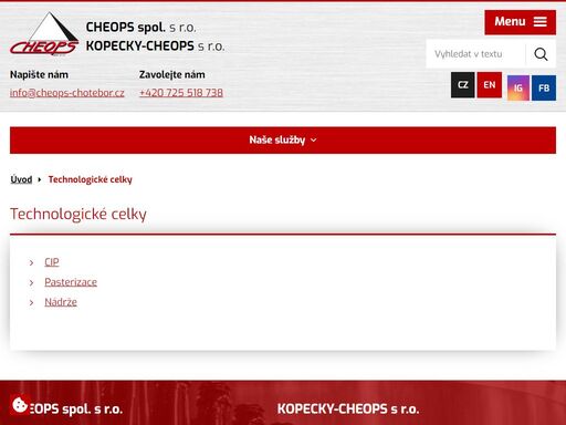 www.cheops-chotebor.cz