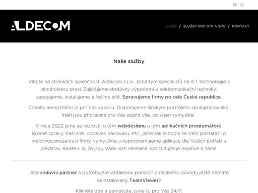www.aldecom.cz