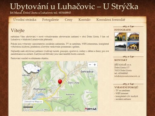 www.ubytovaniuluhacovic.cz