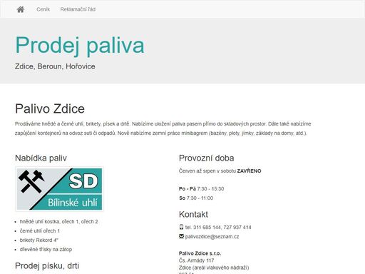 a page in : palivo zdice