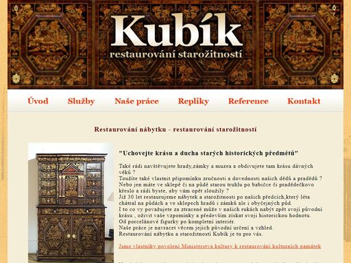 www.restaurovanikubik.cz