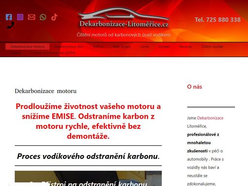 vodíková dekarbonizace odstraní karbon z motoru rychle efektivně bez demontáže. začněte s dekarbonizací včas. razantně snížíme emise. zlepšíme akceleraci.