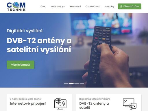 připojení k internetu, řešení podnikových či domácích síti, servisní služby v oblasti tv a satelitního příjmu, zvukovou či světelnou aparaturu a kamerové zabezpečovací systémy. 