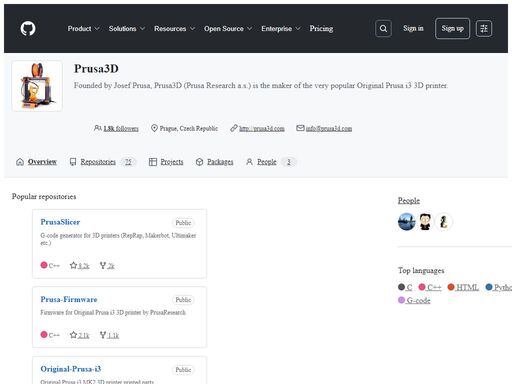 founded by josef prusa, prusa3d (prusa research a.s.) is the maker of the very popular original prusa i3 3d printer. - prusa3d