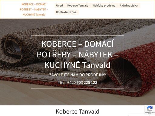 nabízíme koberce, kuchyňské linky, nábytek a domácí potřeby. zařizujeme 3d projekty a odborné poradenství. kontaktujte naši prodejnu v tanvaldu.