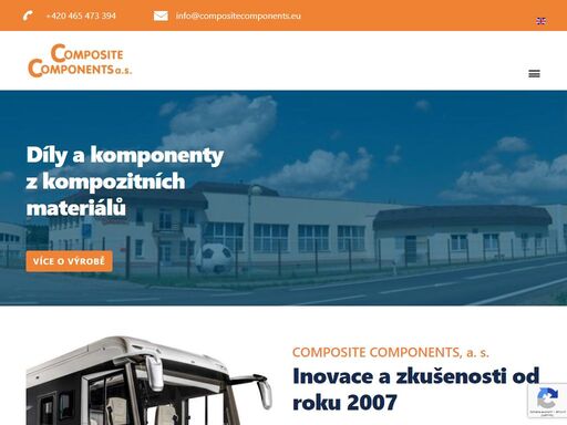 výroba dílů a komponentů z kompozitních materiálů pro automobilový průmysl.