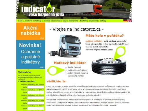 matkový indikátor vám pomůže rychle a pohodlně zjistit stav utažení matek kol vašeho automobilu před každou jízdou.
