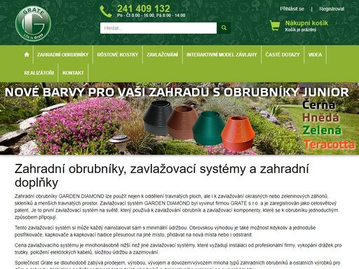 výrobce zahradních a zavlažovacích obrubníků