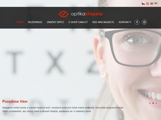 optika křepela znojmo vám nabízí sluneční brýle, dioptrické brýle, multifokální brýle a měření zraku.