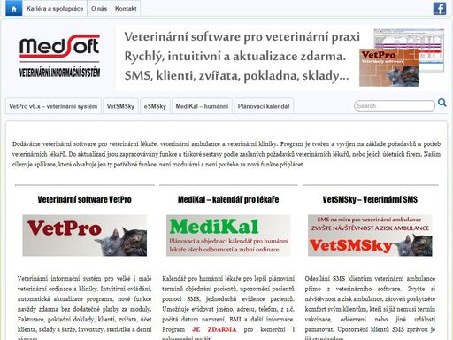 dodáváme veterinární software pro veterinární lékaře, veterinární ambulance a veterinární kliniky. program je tvořen a vyvíjen na základe požadavků a potřeb veterinárních lékařů. do aktualizací jsou zapracovávány funkce a tiskové sestavy podle zaslaných požadavků veterinárních lékařů, nebo jejich účetních firem. naším cílem je aplikace, která obsahuje jen ty potřebné funkce, není modulární a není potřeba [...]