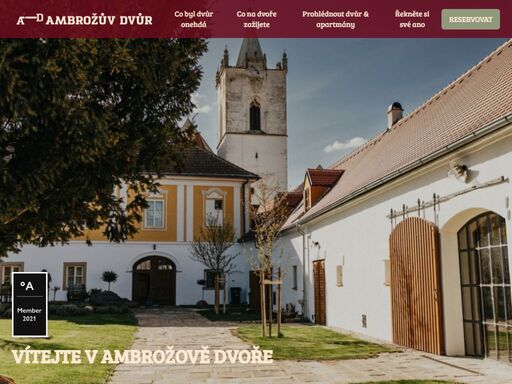 ambrožův dvůr, luxusní ubytování, pálava, jižní morava v historickém stavení plném božského klidu, jež leží v srdci jižní moravy