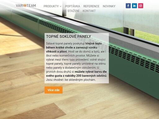 bezhlučný stropní panel na topení i chlazení. toto energeticky úsporné stropní topení se obzvláště hodí do půdních vestaveb, kanceláří, loftových bytů nebo