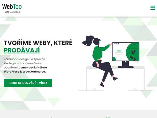 nakopneme vaše online podnikání - jsme webtoo, brno. naší specializací je tvorba webových stránek, tvorba e-shopů, online marketing a seo