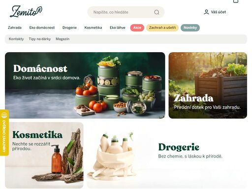 naší vizí je budovat svět s méně odpadem. prohlédněte si produkty, které jsme s naším nejlepším vědomím a svědomím již předvybrali a vyzkoušeli právě pro vás.